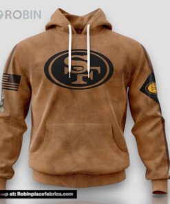 NFL San Francisco 49ers Hoodie Special Salute To Service For Veterans Day Full Printed Hoodie