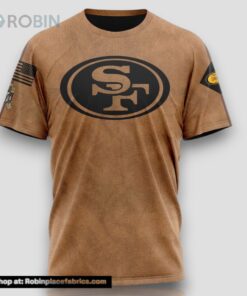 NFL San Francisco 49ers T Shirt Special Salute To Service For Veterans Day Full Printed T Shirt
