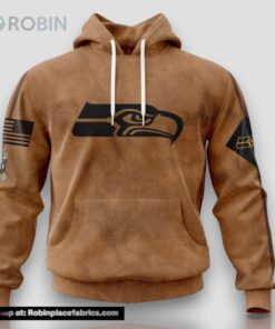 NFL Seattle Seahawks Hoodie Special Salute To Service For Veterans Day Full Printed Hoodie