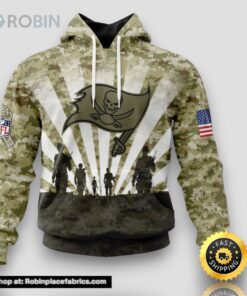 NFL Tampa Bay Buccaneers Salute To Service Honor Veterans And Their Families Hoodie