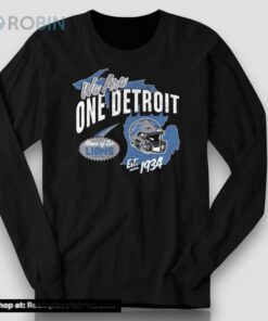 Official Detroit Lions We Are One Detroit 1934 Shirt