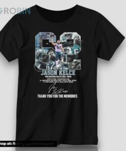 Official Jason Kelce 62 Eagles 2011 2024 Thank You For The Memories Shirt