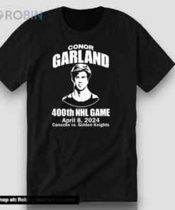 Official Jt Miller Garland With 400th Nhl Game April 8 2024 Canucks vs. Golden Knights Shirt