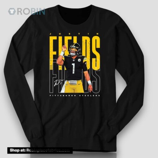 Official Justin Fields Pittsburgh Steelers Unisex Shirt