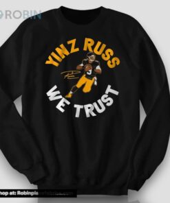 Official Russell Wilson Yinz Russ We TrusUnisex Shirt