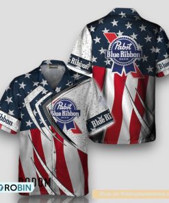 Pabst Blue Ribbon Fourth Of July Esports Hawaiian Shirt