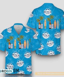 Palm Trees Hawaii Busch Light Hawaiian Shirt