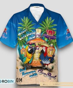 Parrot Crown Royal Hawaiian Shirt