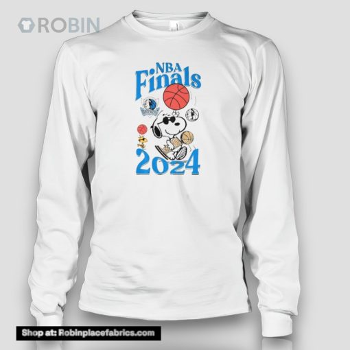 Peanuts Snoopy And Woodstock Dallas Mavericks 2024 Nba Finals Shirt