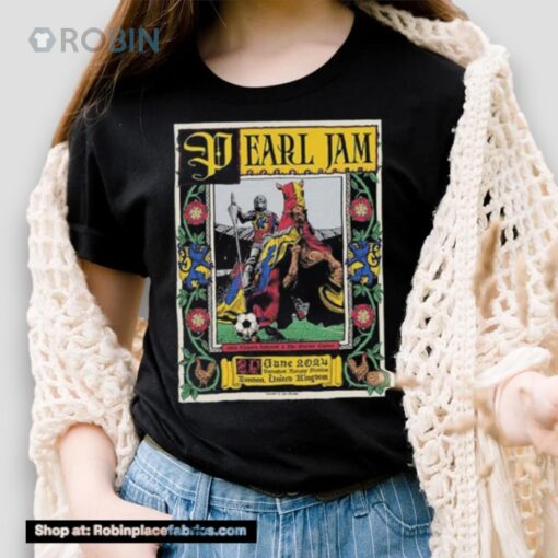 Pearl Jam Dark Matter World Tour With Richard Ashcroft And The Murder Capital At Tottenham Hotspur Stadium London On June 29 2024 Shirt