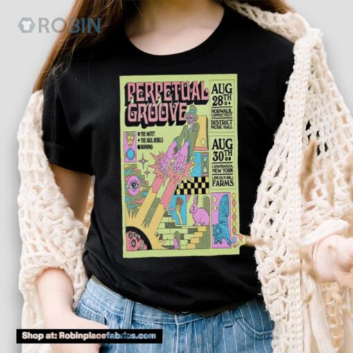 Perpetual Groove Aug 30 2024 Pisgah Brewing Company Black Mountain Nc Poster Shirt