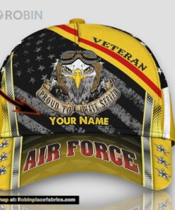 Personalized Air Force Proud To Have Served All Over Print Baseball Cap A Great Gift For Veterans Day