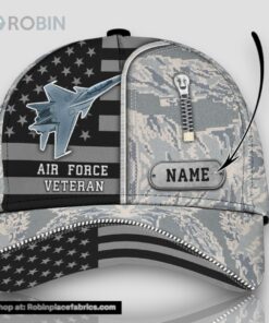 Personalized Air Force Veteran Cap All Over Print Baseball Cap A Great Gift For Veterans Day