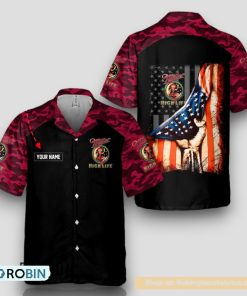 Personalized Basic Camo Miller High Life Hawaiian Shirt