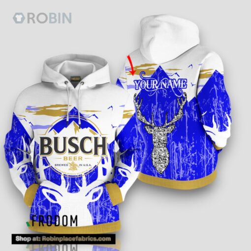 Personalized Busch Beer Hoodie