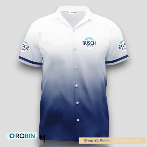 Personalized Busch Light Gradient Hawaiian Shirt