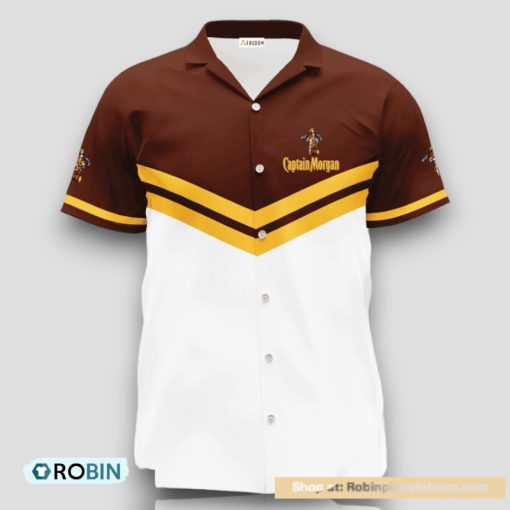 Personalized Captain Morgan Brown Tennis Hawaiian Shirt