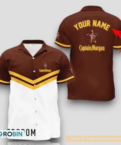 Personalized Captain Morgan Brown Tennis Hawaiian Shirt