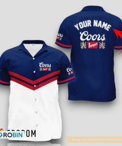 Personalized Coors Banquet Blue Tennis Hawaiian Shirt