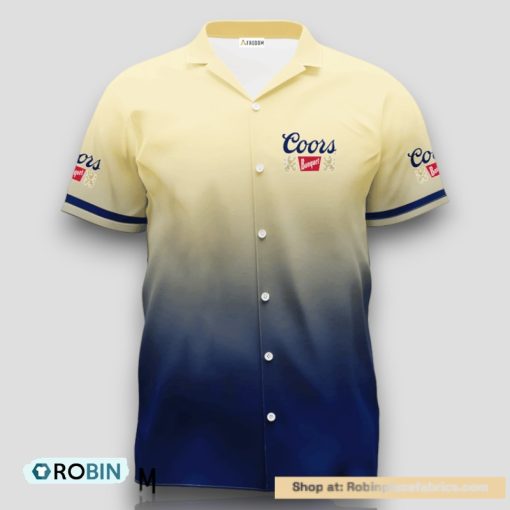 Personalized Coors Banquet Gradient Hawaiian Shirt