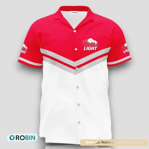 Personalized Coors Light Red Tennis Hawaiian Shirt