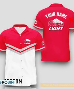 Personalized Coors Light Red Tennis Hawaiian Shirt