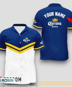 Personalized Corona Extra Blue Tennis Hawaiian Shirt