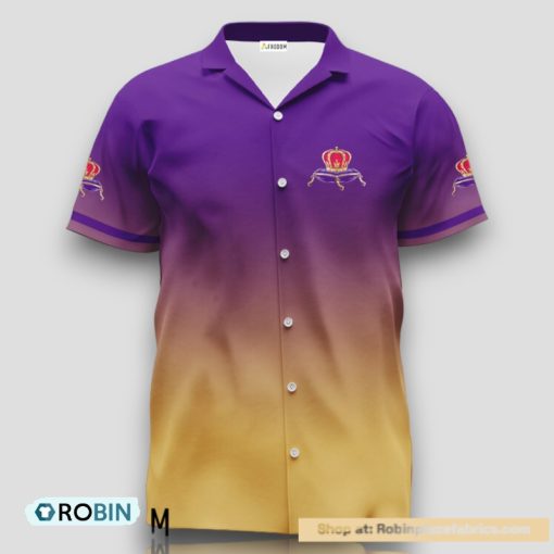 Personalized Crown Royal Gradient Hawaiian Shirt