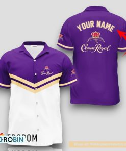 Personalized Crown Royal Purple Tennis Hawaiian Shirt