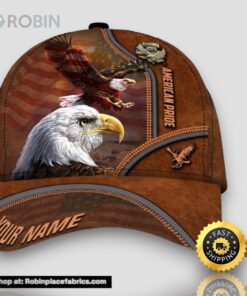 Personalized Eagle American Pride All Over Print Baseball Cap A Great Gift For Veterans Day