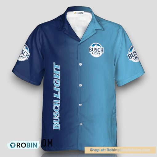 Personalized Gradient Busch Light Hawaiian Shirt