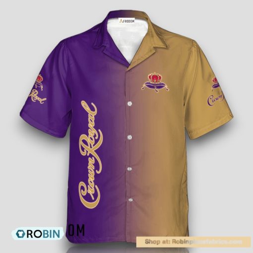 Personalized Gradient Crown Royal Hawaiian Shirt