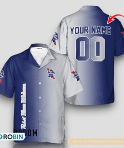 Personalized Gradient Pabst Blue Ribbon Hawaiian Shirt
