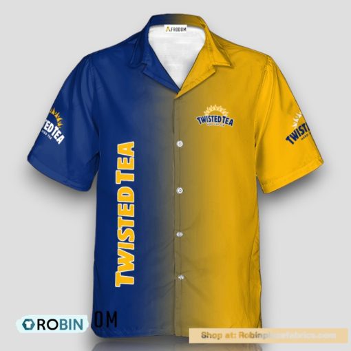 Personalized Gradient Twisted Tea Hawaiian Shirt