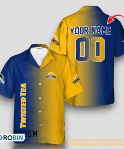Personalized Gradient Twisted Tea Hawaiian Shirt