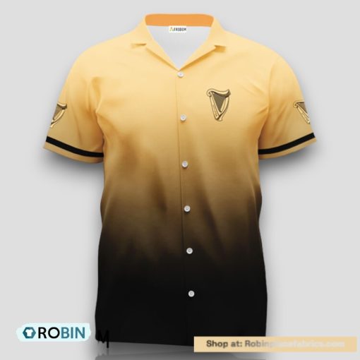 Personalized Guinness Beer Gradient Hawaiian Shirt