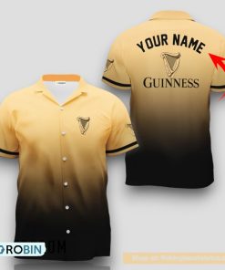 Personalized Guinness Beer Gradient Hawaiian Shirt