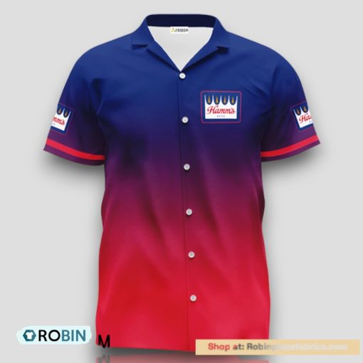Personalized Hamm’s Beer Gradient Hawaiian Shirt