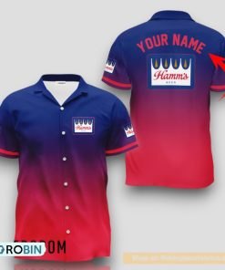 Personalized Hamm’s Beer Gradient Hawaiian Shirt