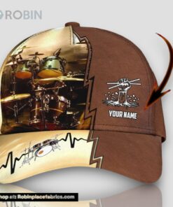 Personalized I Am A Drum All Over Print Baseball Cap A Great Gift For Veterans Day