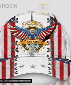 Personalized Lieutenant General Eagle American All Over Print Baseball Cap A Great Gift For Veterans Day