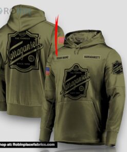 Personalized Military Green Narragansett Beer 3D Print Hoodie and Zip up