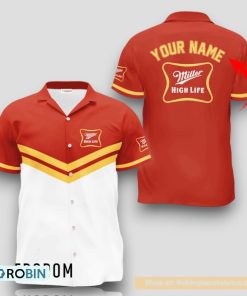 Personalized Miller High Life Pink Tennis Hawaiian Shirt