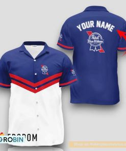 Personalized Pabst Blue Ribbon Tennis Hawaiian Shirt