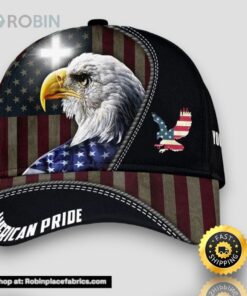 Personalized The American Pride Of Jesus And The Eagle All Over Print Baseball Cap A Great Gift For Veterans Day