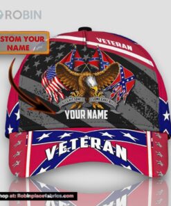Personalized The General Of The American Bald Eagle All Over Print Baseball Cap A Great Gift For Veterans Day