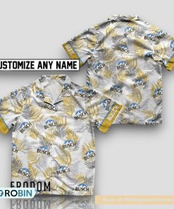 Personalized Tropical Busch Beer Hawaiian Shirt