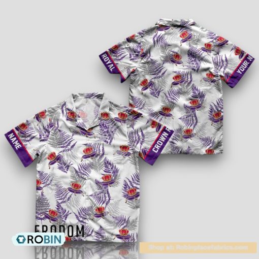 Personalized Tropical Crown Royal Hawaiian Shirt