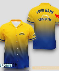 Personalized Twisted Tea Gradient Hawaiian Shirt