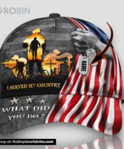 Personalized Us I Served My Country All Over Print Baseball Cap A Great Gift For Veterans Day Personalized Us I Served My Country All Over Print Baseball Cap A Great Gift For Veterans Day